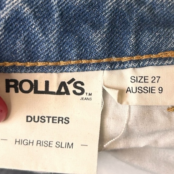 ROLLAs Dusters High Rise Slim Jeans- Size 27 - Picture 11 of 15